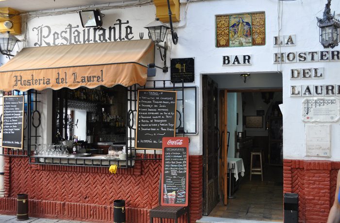 Un restaurante con en pleno centro de Sevilla